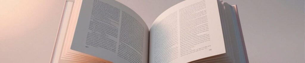 Open Book With Visible Pages