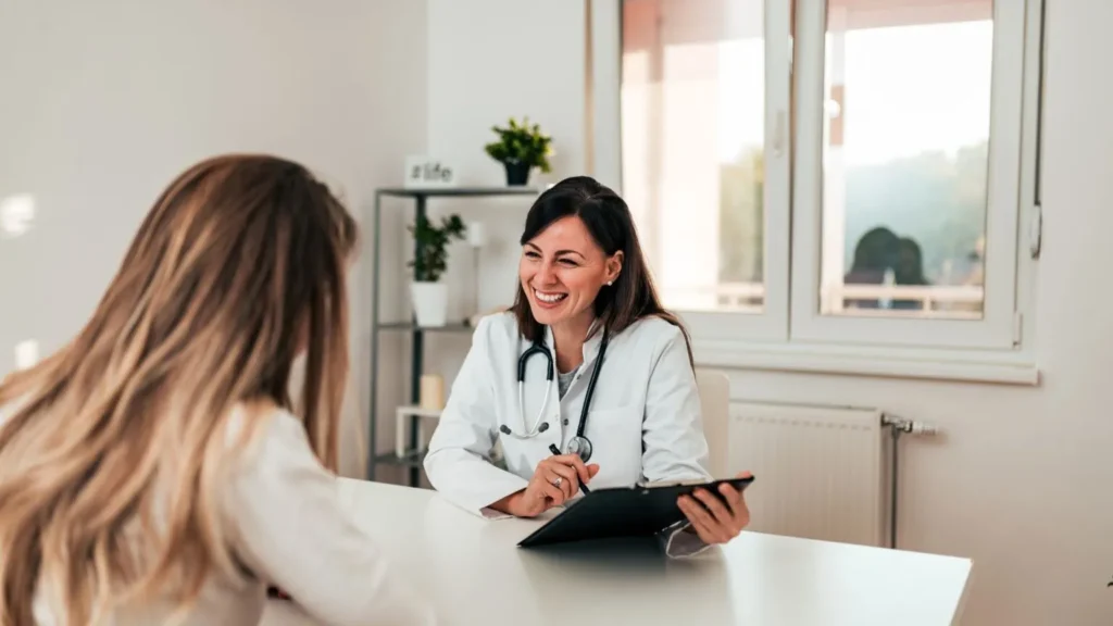 Doctor Consulting Patient During Medical Appointment