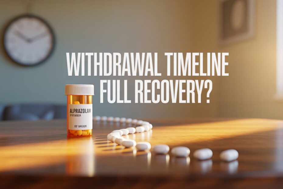 Alprazolam Withdrawal Symptoms Timeline and Detox Treatment: Complete Recovery Guide