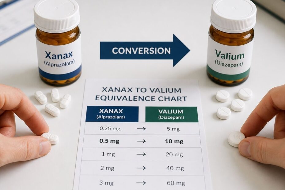 How Xanax to Valium Conversion Works in Practice