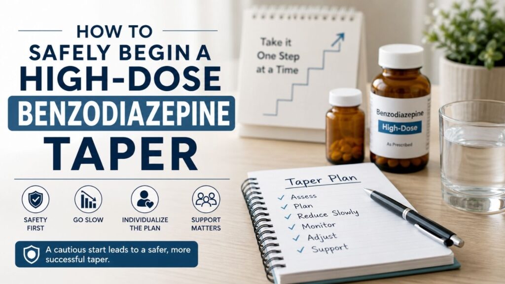 How to Safely Begin a High-Dose Benzodiazepine Taper