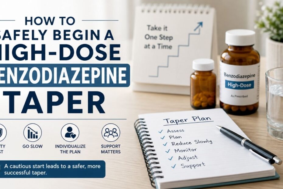 How to Safely Begin a High-Dose Benzodiazepine Taper