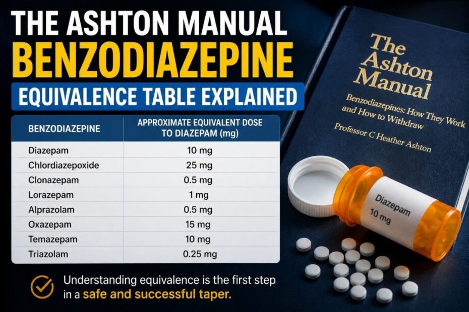 The Ashton Manual Benzodiazepine Equivalence Table Explained
