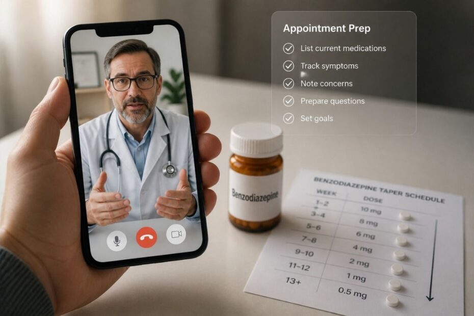 Doctor Consulting Patient About Appointment Preparation
