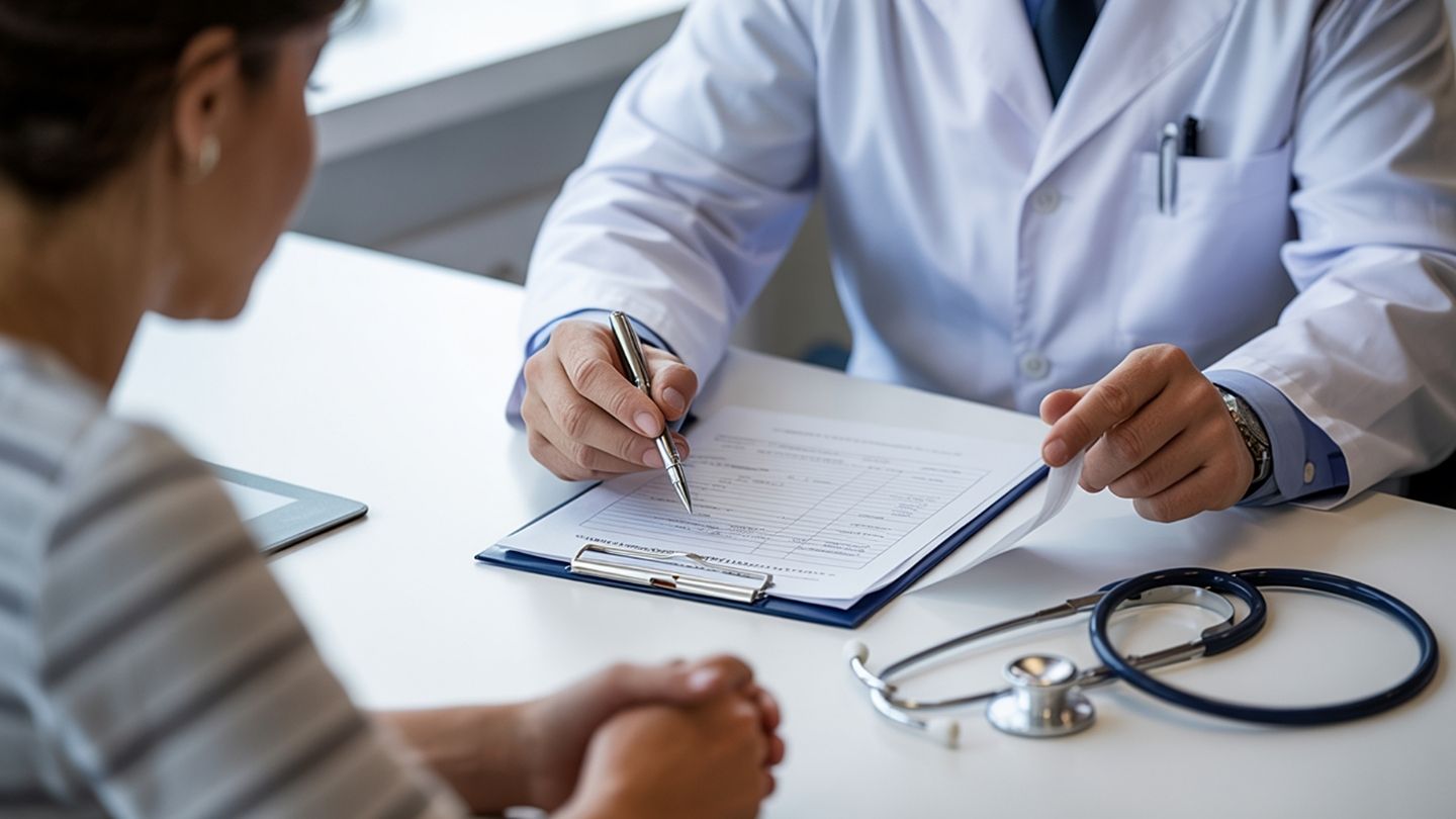 Doctor Discussing Slow Benzodiazepine Withdrawal Schedule With Patient