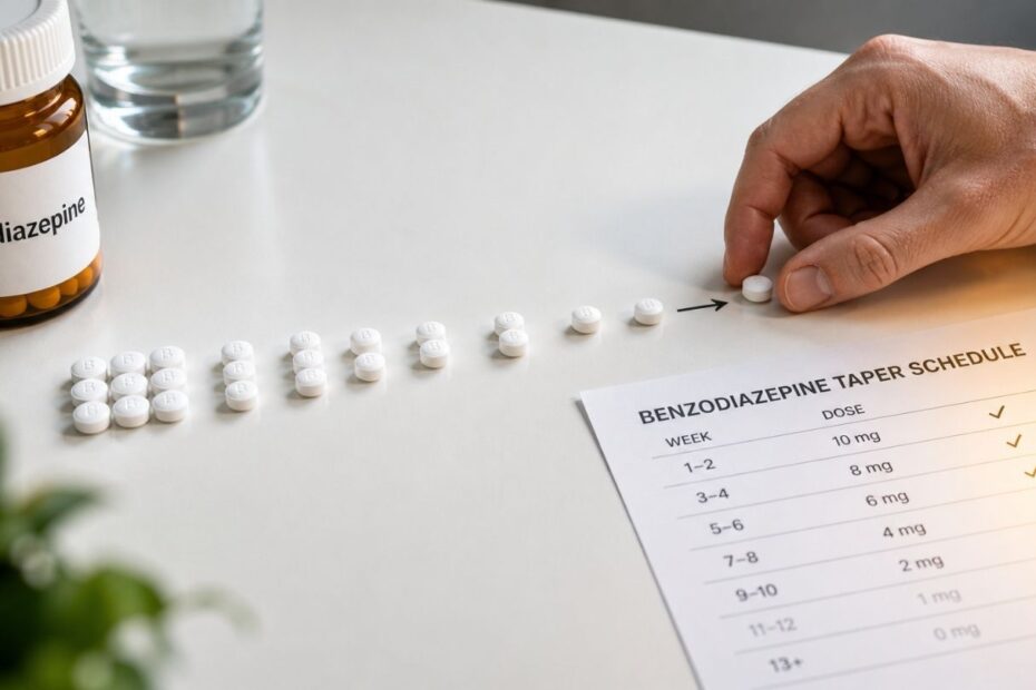 Patient Following Benzodiazepine Taper Schedule